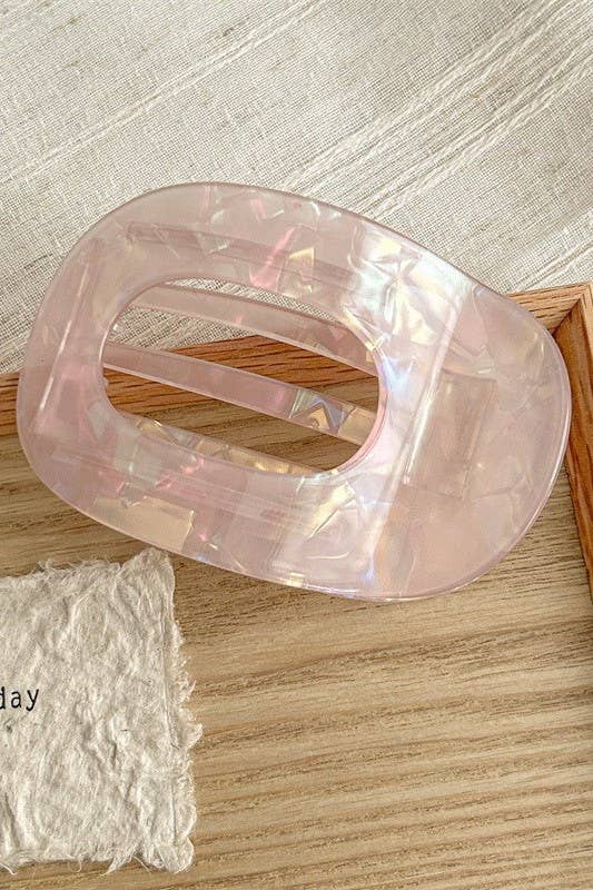 
                  
                    Lay Flat Pearlescent Oval Hair Claws
                  
                