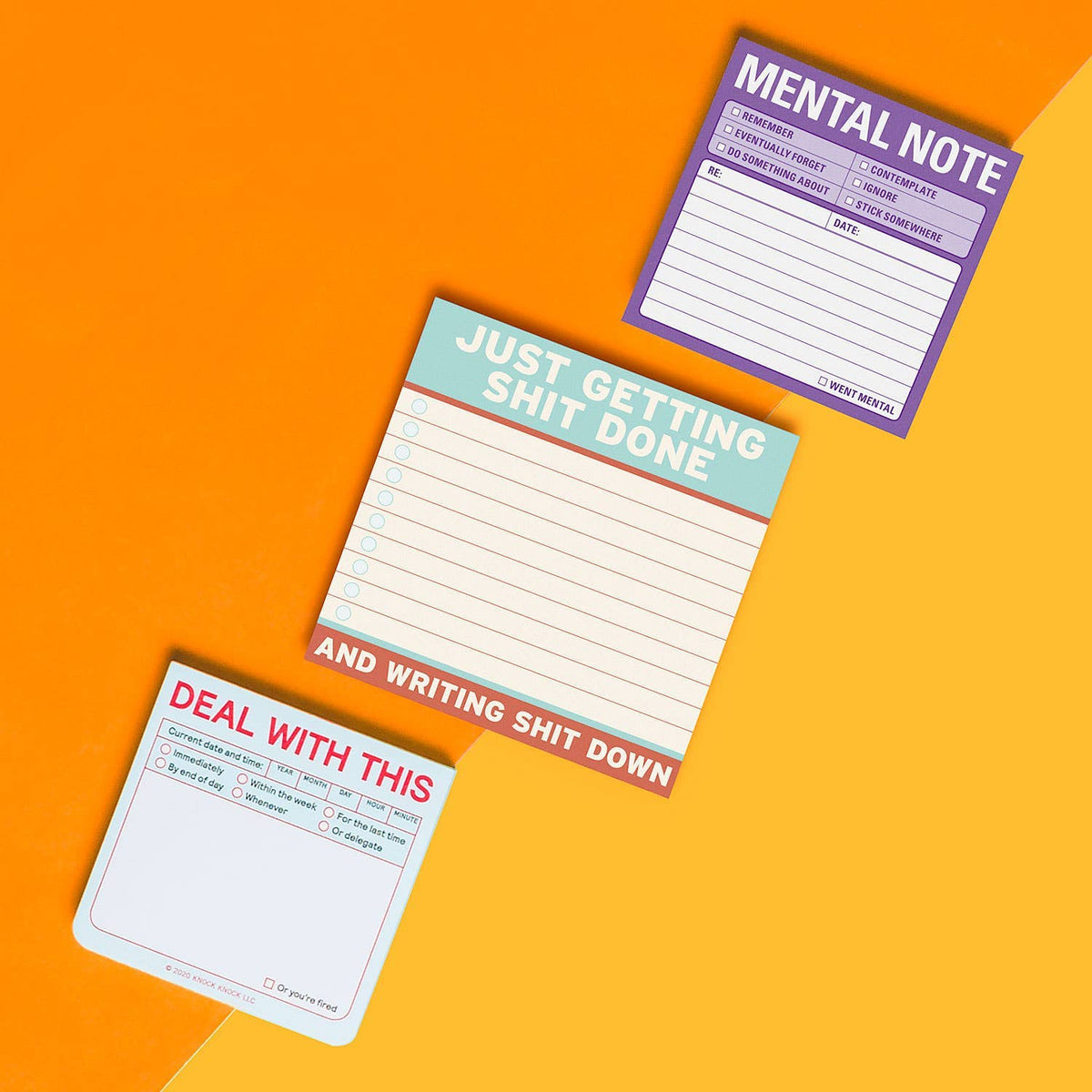 
                  
                    Getting Shit Done Large Sticky Notes: 4"x4" Sticky Notes
                  
                