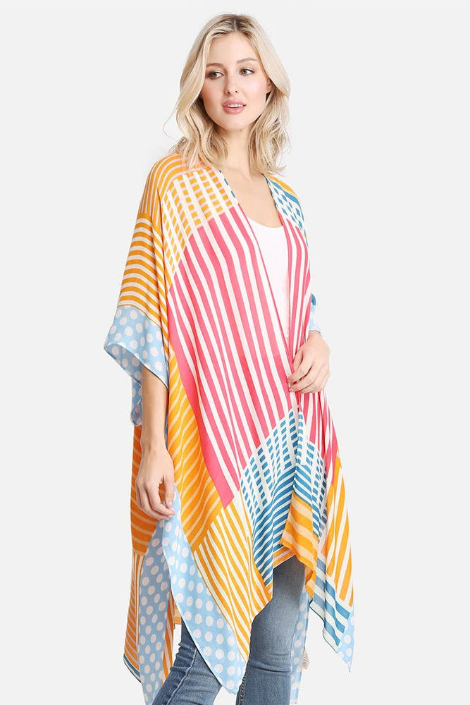 
                  
                    Women's Viscose Color Print Kimono Cover-Up
                  
                