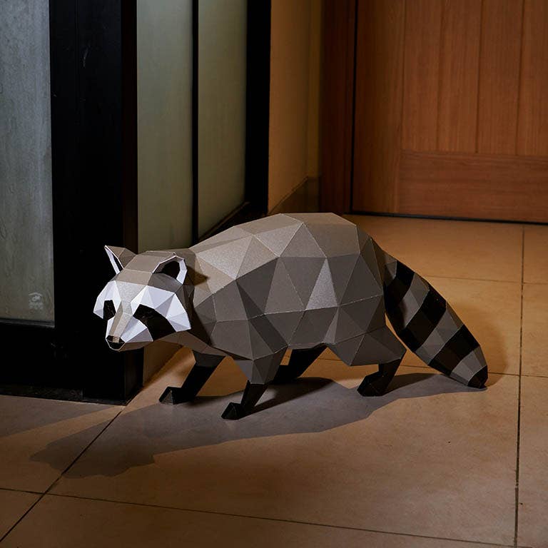 
                  
                    Raccoon 3D Kirigami Model
                  
                