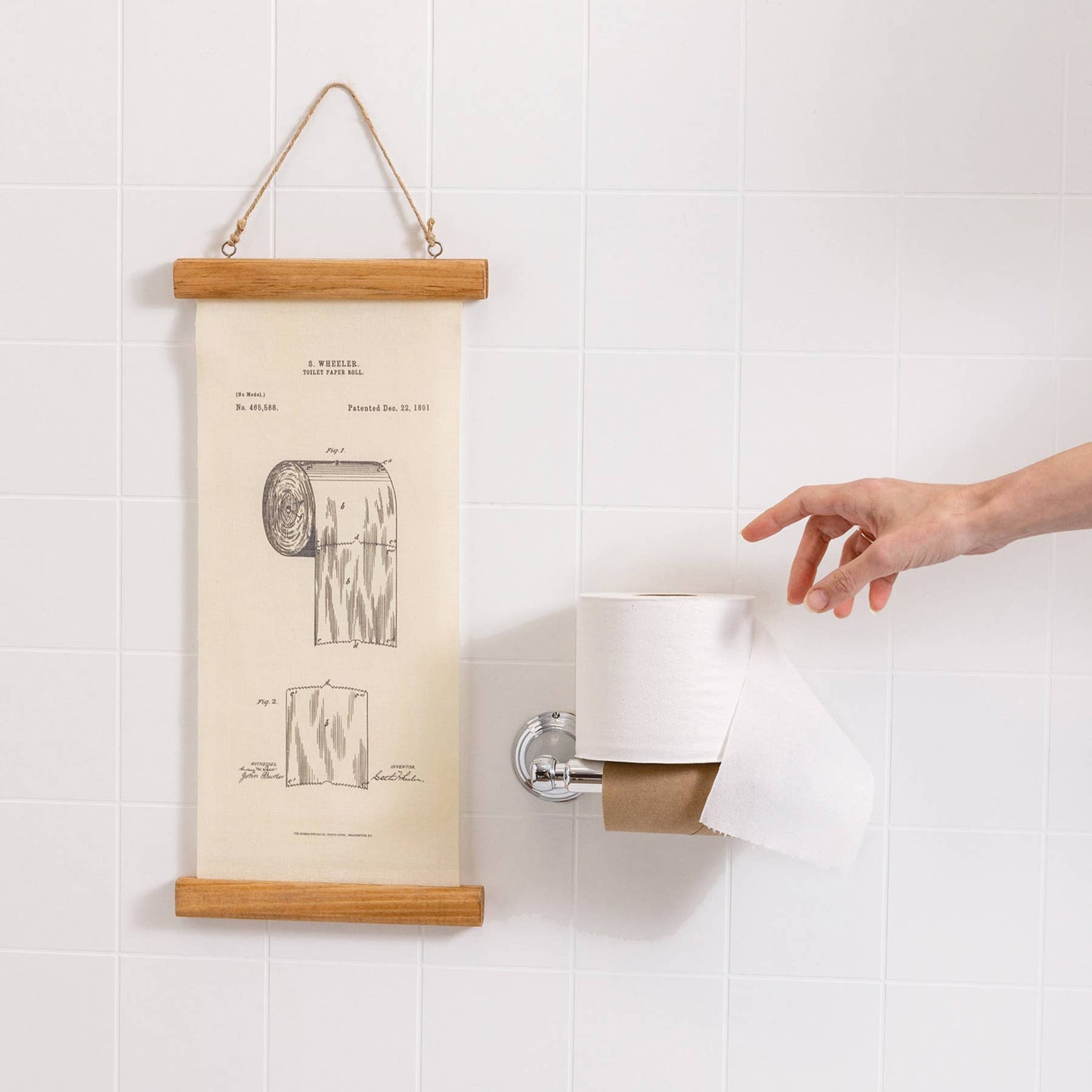 
                  
                    Toilet Paper Patent Wall Decor
                  
                