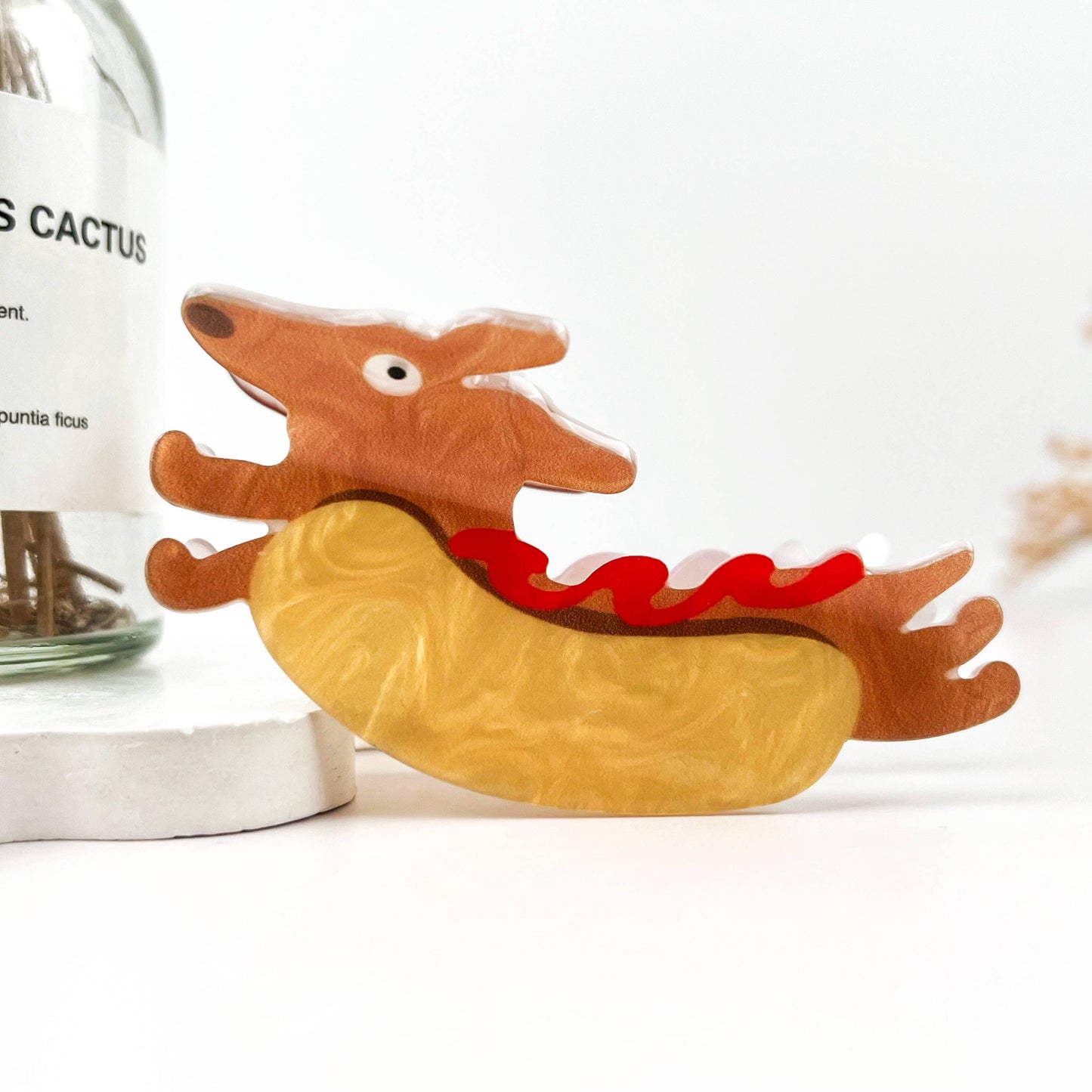 
                  
                    Hot Diggity Dog Acrylic Hair Claw
                  
                