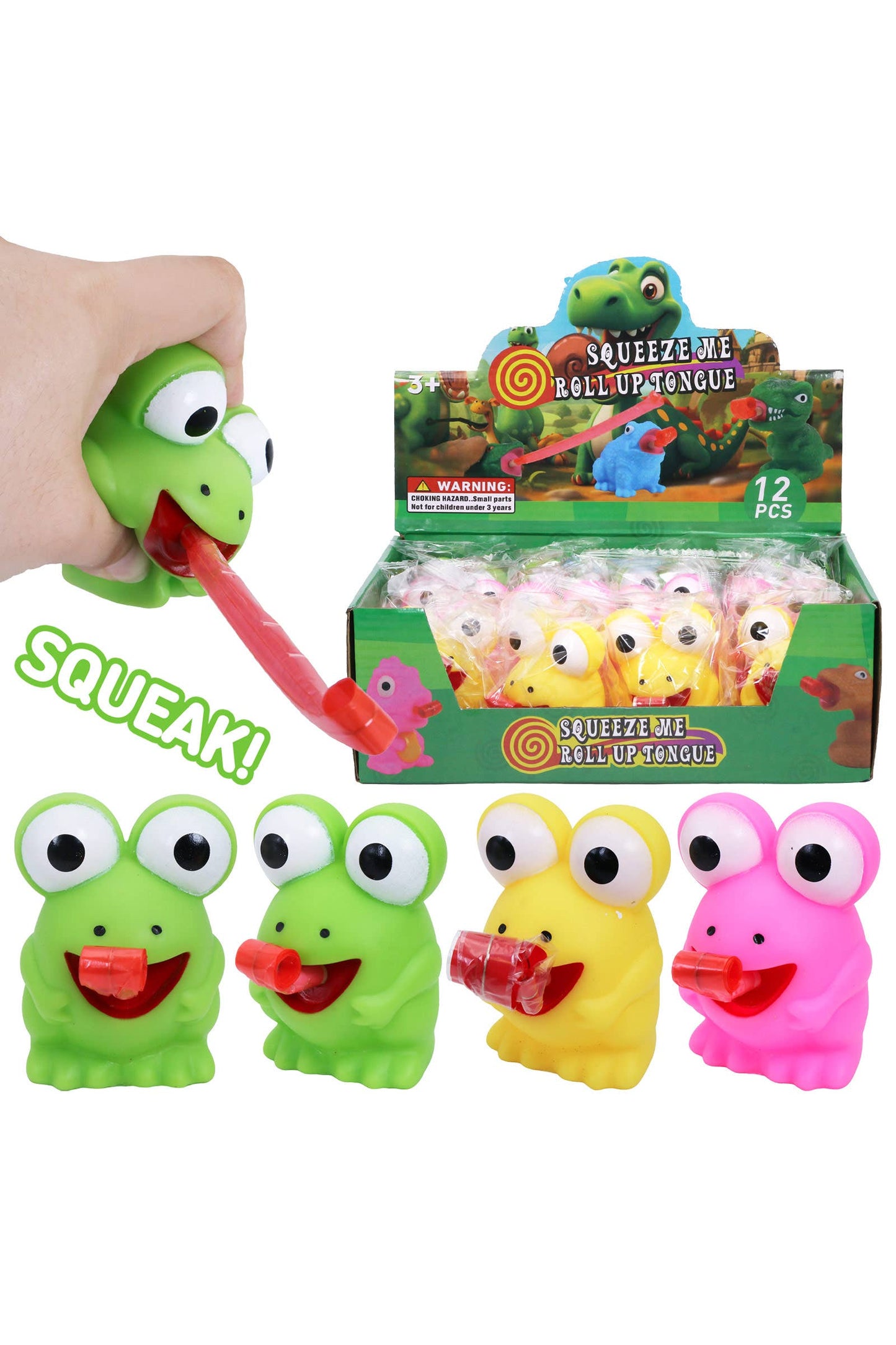 
                  
                    Tongues Out! Squeaky Frog Toy
                  
                