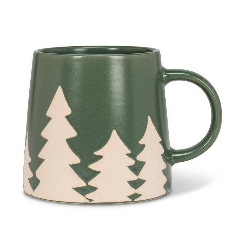
                  
                    Pine Trees Wide Base Mug: 14oz
                  
                