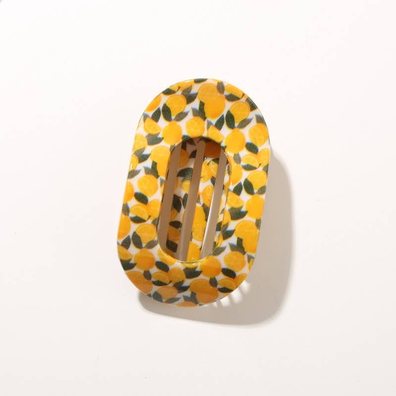 
                  
                    Printed Lay Flat Oval Hair Claws
                  
                