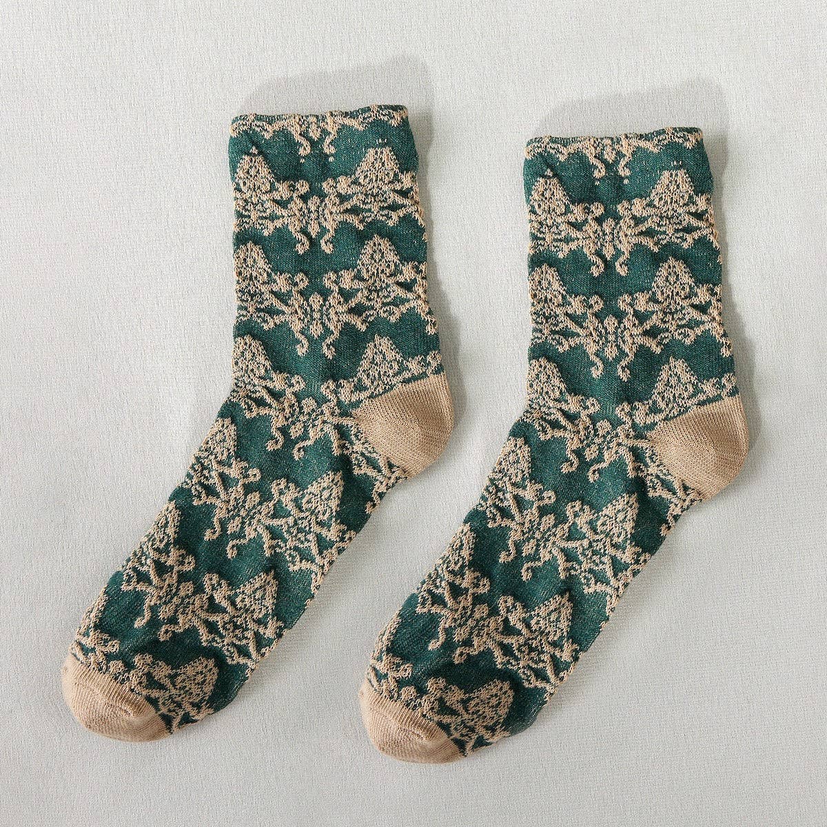 
                  
                    English Country Garden Embossed Socks
                  
                