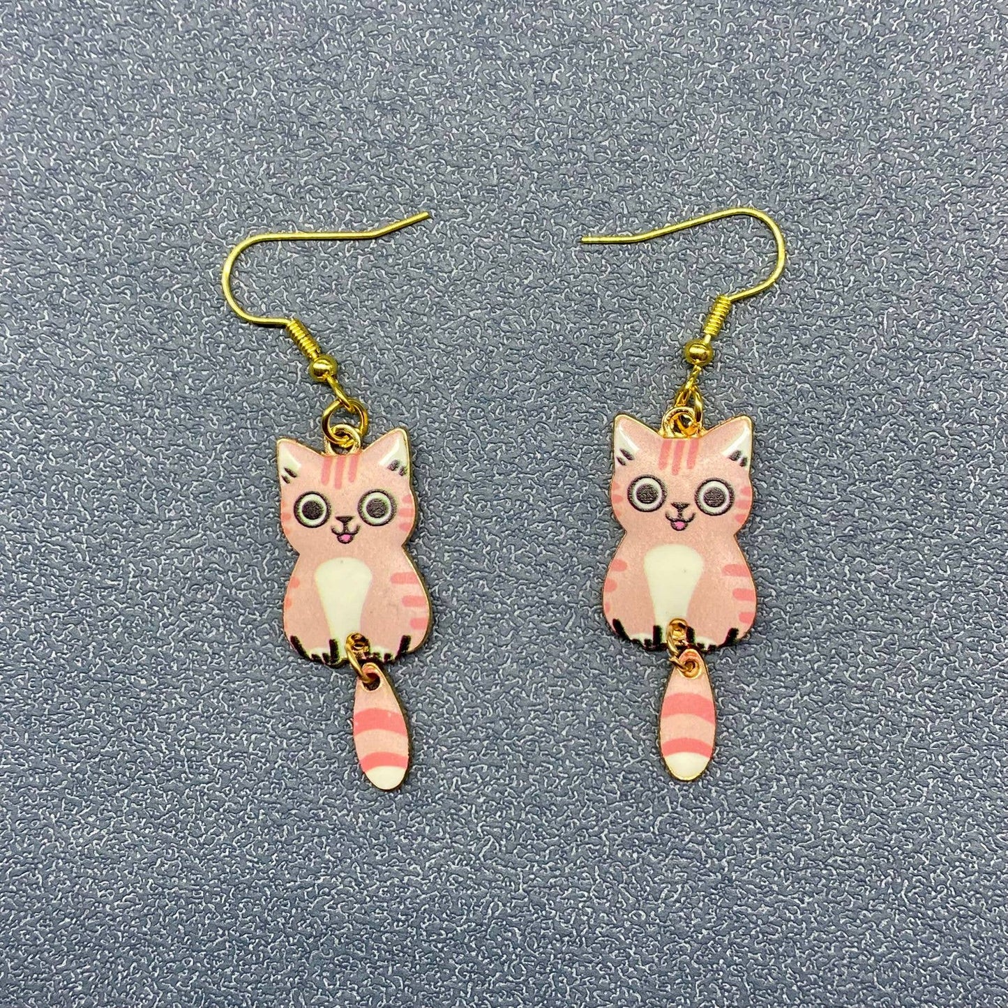 
                  
                    Swinging Tail Cat Earrings
                  
                
