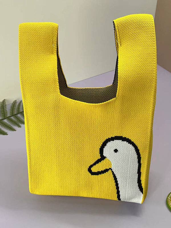 
                  
                    Knit Tote: Duck No. 2
                  
                