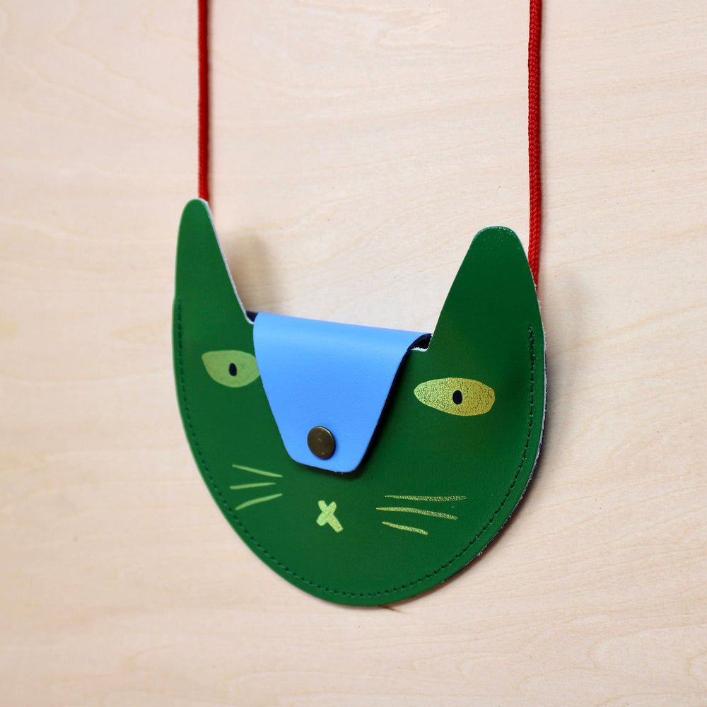 
                  
                    Cat Leather Pocket Purse
                  
                