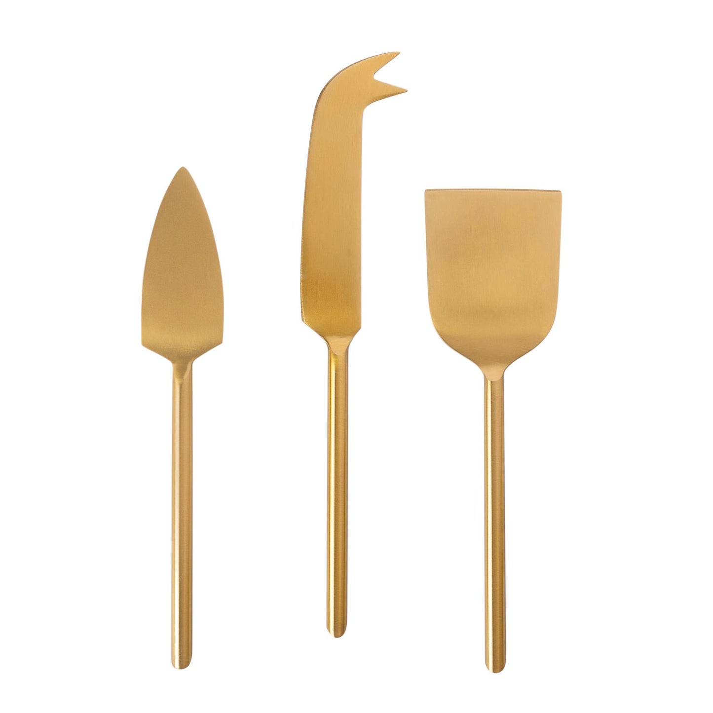 
                  
                    Atlas Gold Cheese Knives, Set of 3
                  
                