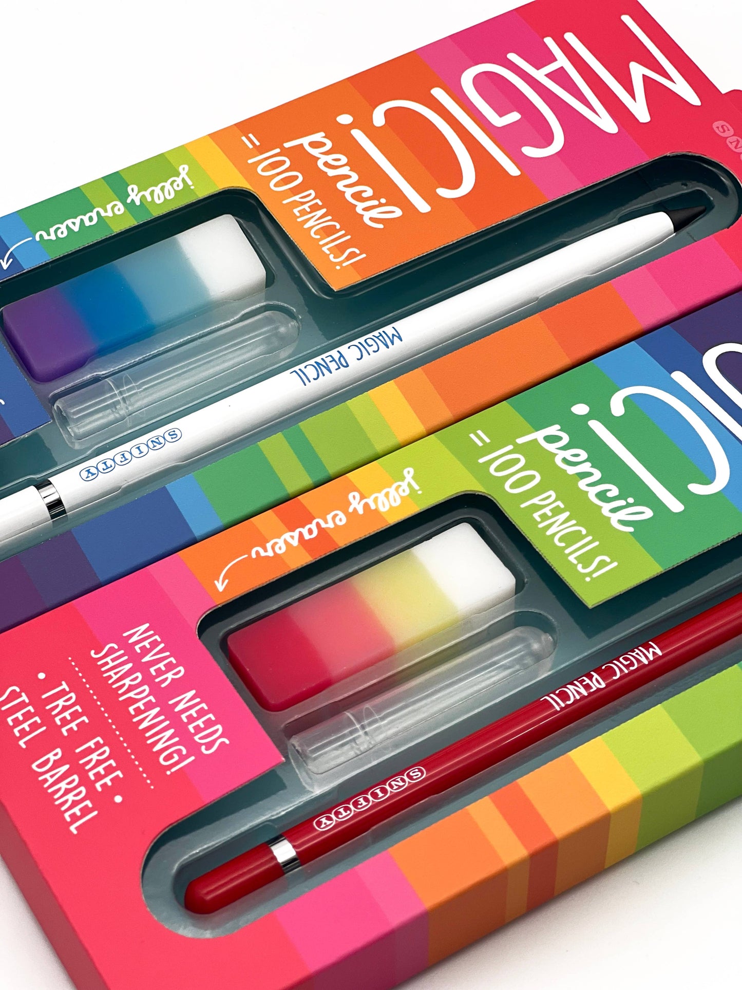 
                  
                    Magic Never Sharpen Pencil: White Steel Barrel
                  
                