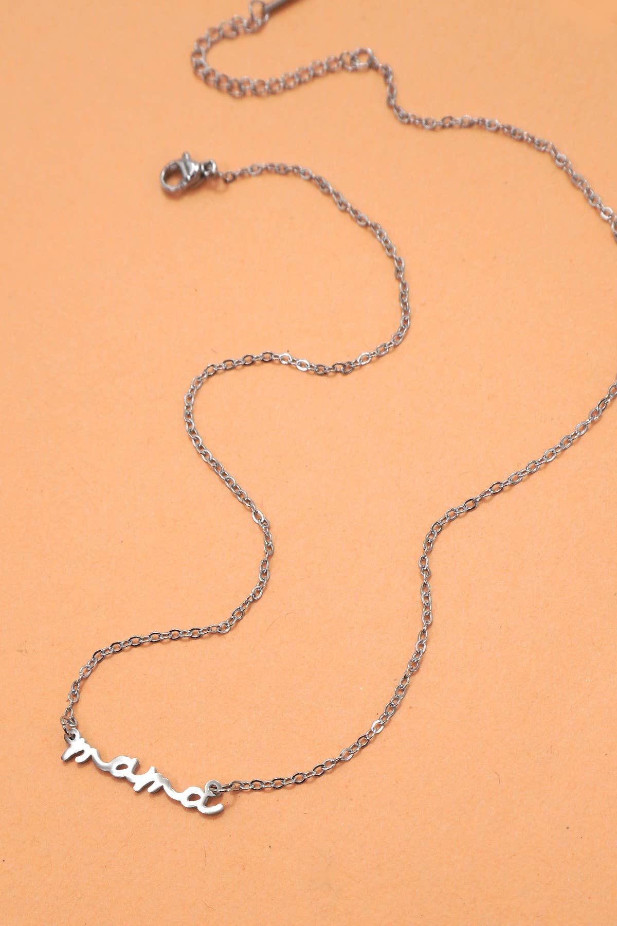 
                  
                    "Mama" Script Necklace
                  
                
