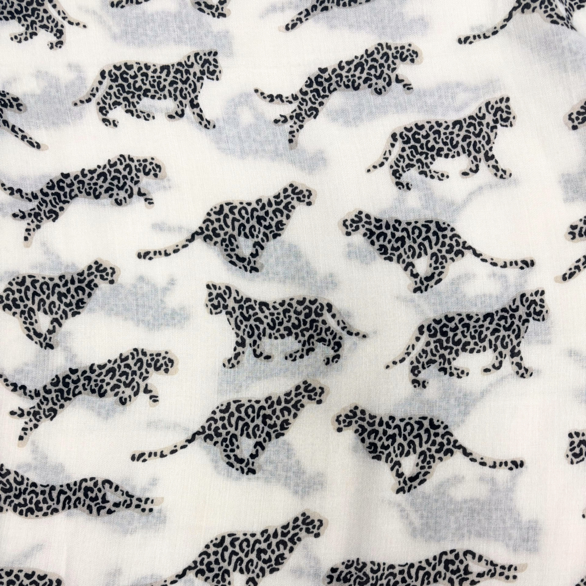 
                  
                    Pouncing Cheetah Cotton Blend Scarf
                  
                