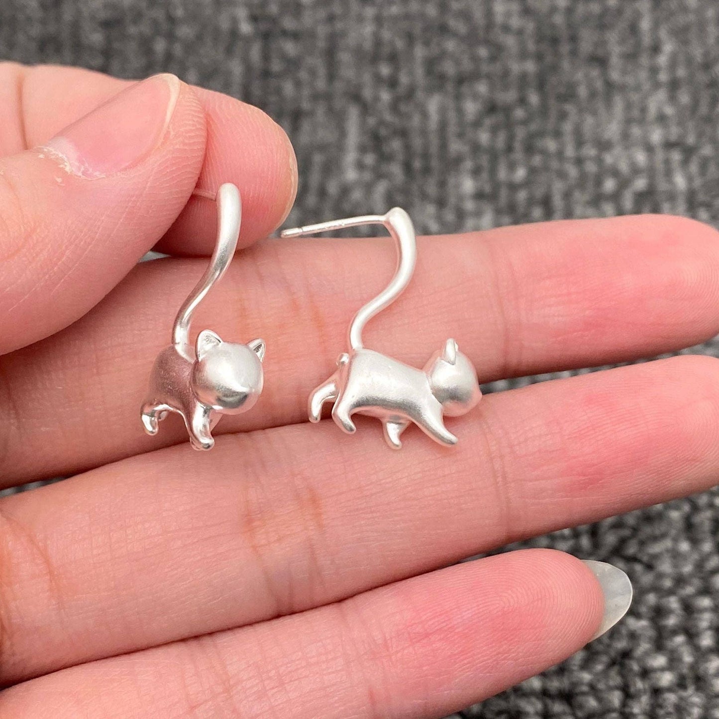 
                  
                    Cat Walk Frosted Ear Studs
                  
                