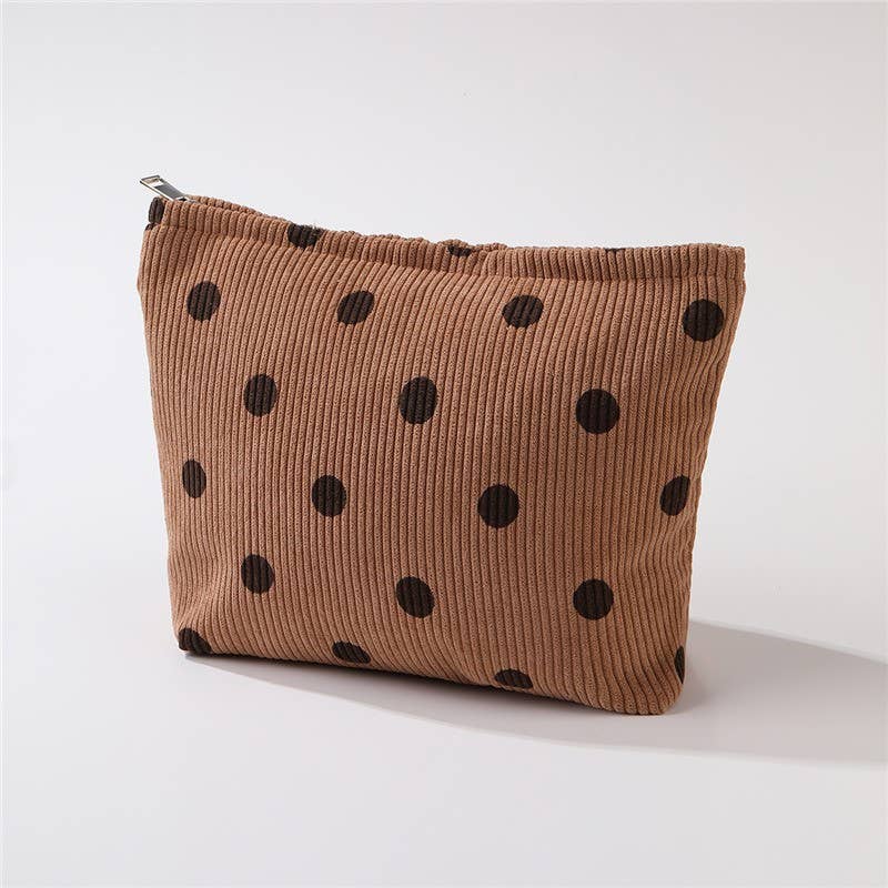 
                  
                    Polka Dot Corduroy Zip Pouch
                  
                