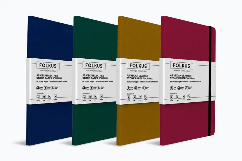 Stone Paper Ruled Journal by Folkus