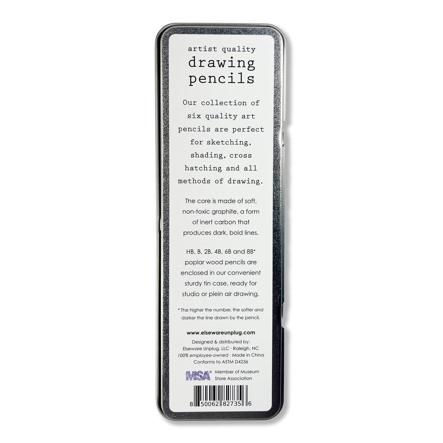 
                  
                    Artist Quality Drawing Pencils - Set of 6 in Protective Tin
                  
                