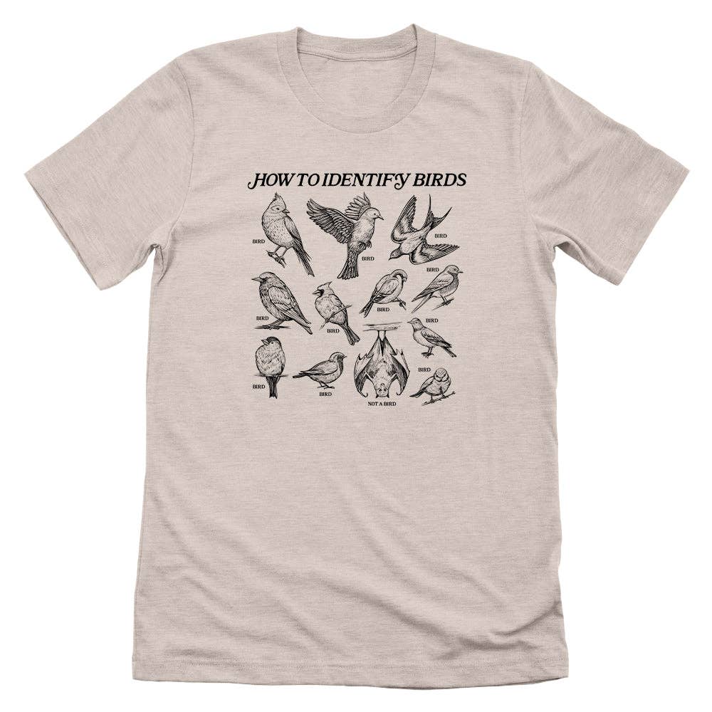 How to Identify Birds Graphic Tee