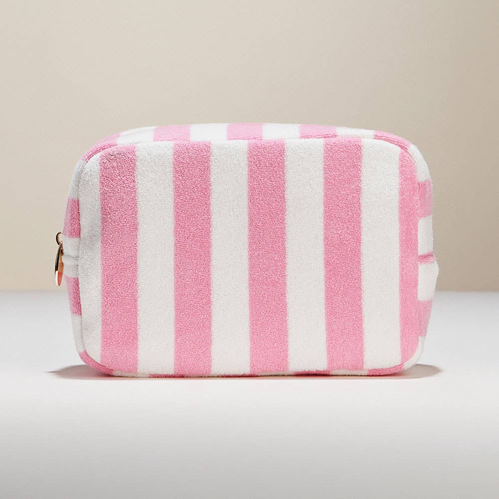 
                  
                    Cotton Terry Cabana Striped Zip Pouch
                  
                