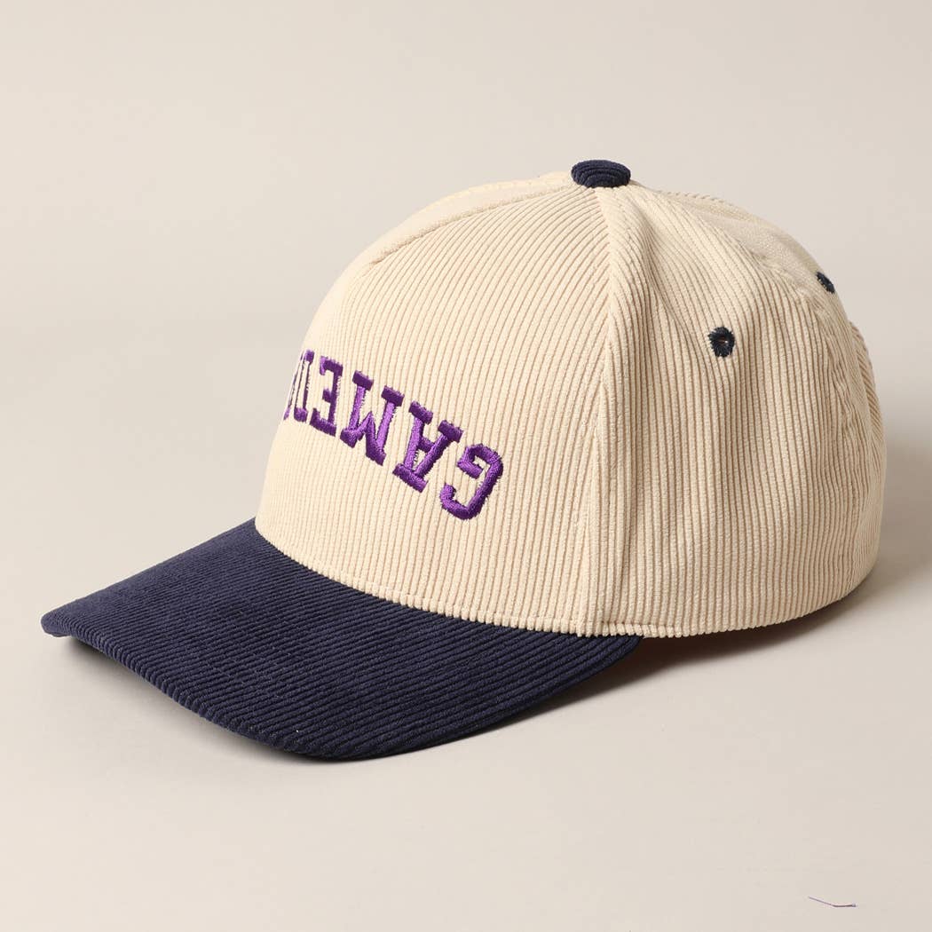 
                  
                    Upside Down "Game Day" Corduroy Cap
                  
                