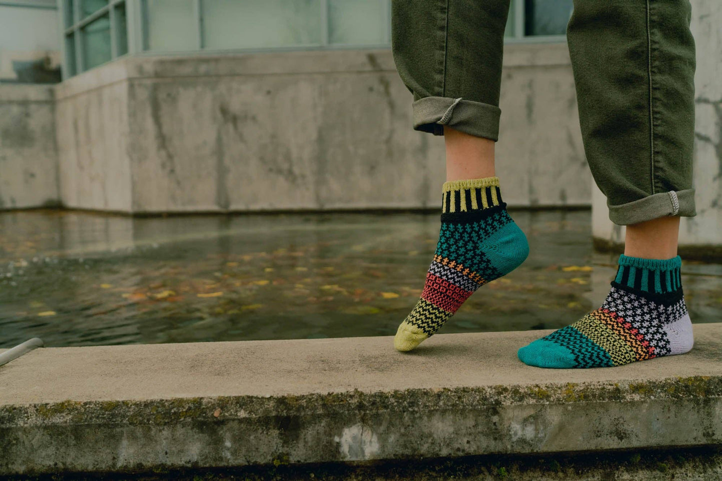 
                  
                    Artichoke Mismatched Quarter Socks 
                  
                