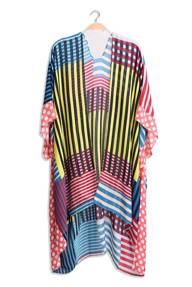 
                  
                    Women's Viscose Color Print Kimono Cover-Up
                  
                