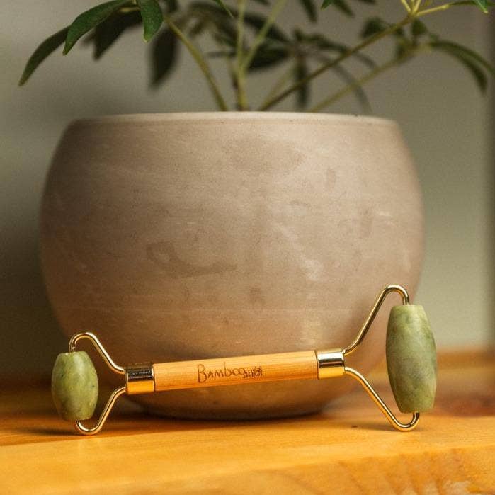 
                  
                    Stone + Bamboo Facial Massage Roller
                  
                