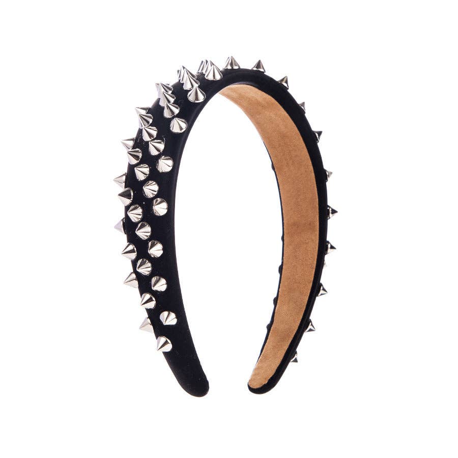 
                  
                    Genuine Leather Riveted Headband
                  
                