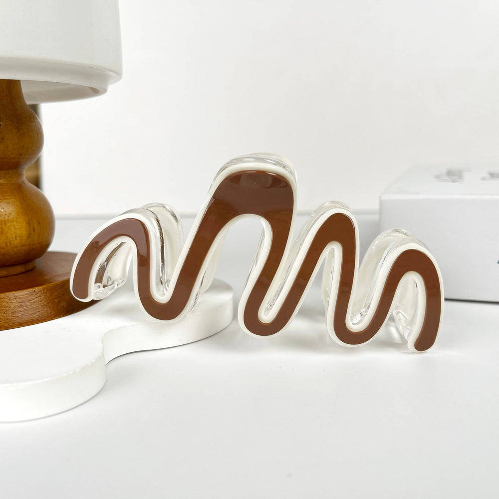 
                  
                    Large Squiggle Two Tone Hair Claw
                  
                