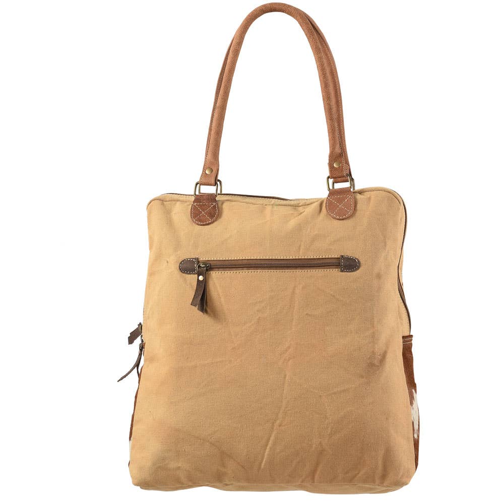 
                  
                    Mixed Fabric Shoulder Bag
                  
                