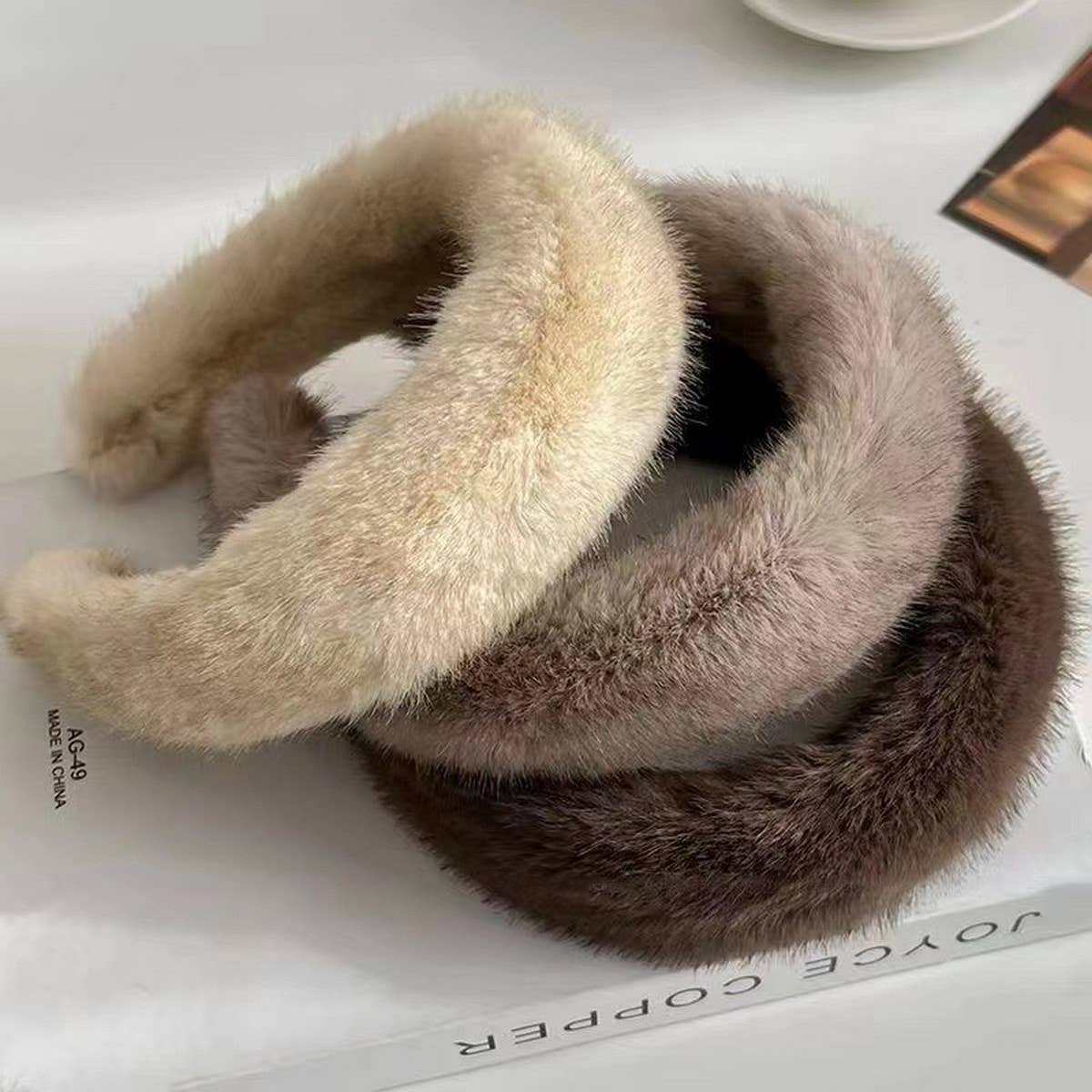 
                  
                    Bamboo Faux Fur Headband
                  
                