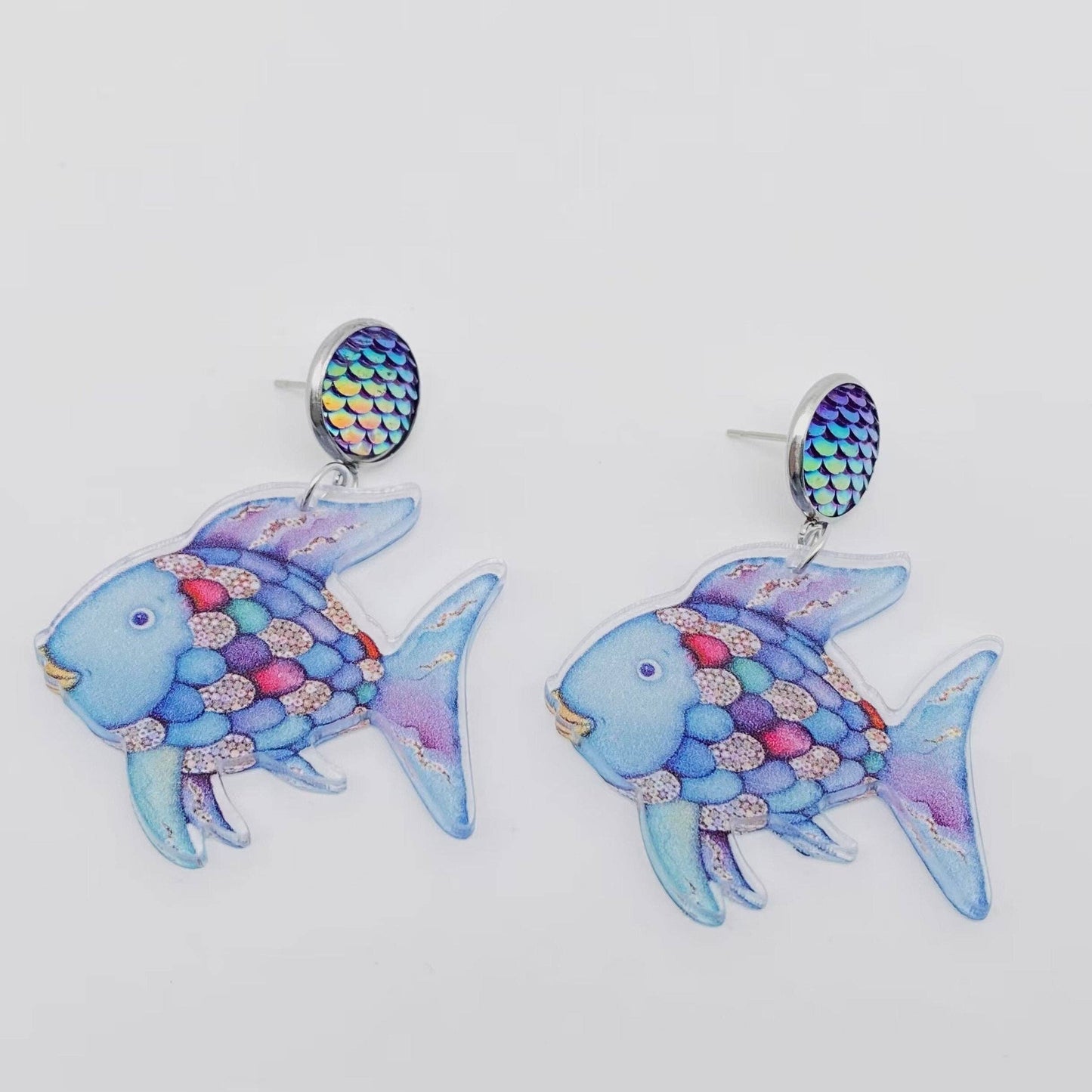 
                  
                    Rainbow Fish Acrylic Earrings
                  
                