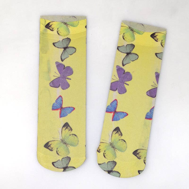 
                  
                    Sheer Butterfly Socks
                  
                