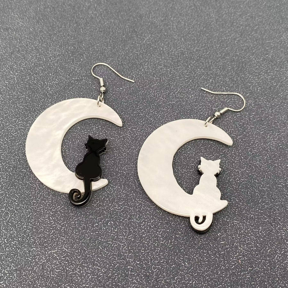 
                  
                    Acrylic Black Luna Cat Earrings
                  
                