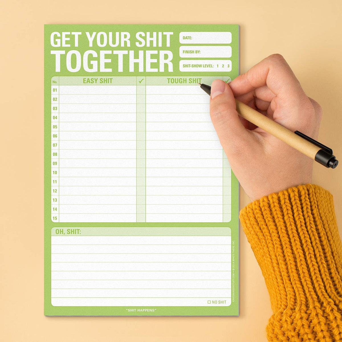 
                  
                    "Get Your Shit Together" Notepad
                  
                