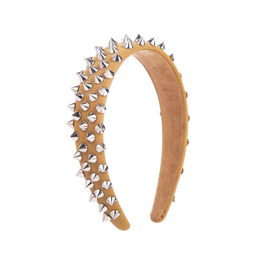 
                  
                    Genuine Leather Riveted Headband
                  
                