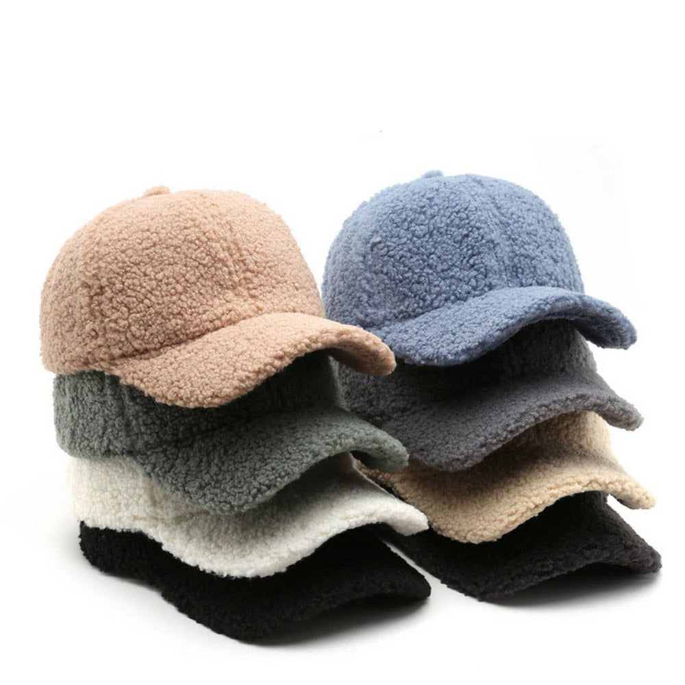 Genuine Sherpa Wool 6 Panel Cap