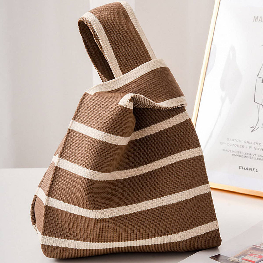
                  
                    Knit Tote: Stripes
                  
                
