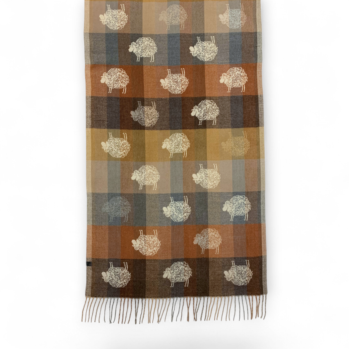 
                  
                    Sheep Reversible Wool Blend Winter Scarf
                  
                