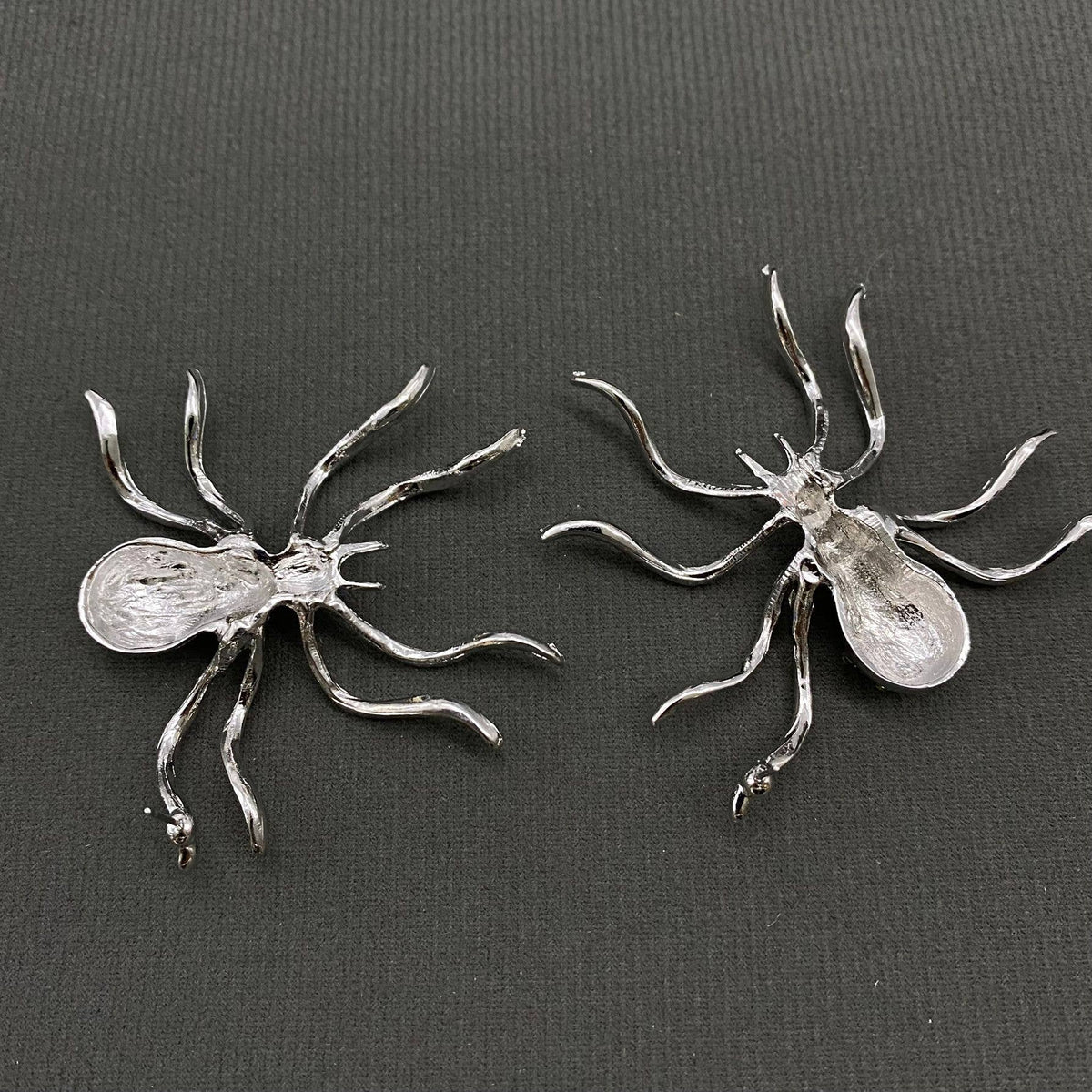 
                  
                    Oversized Creeping Spider Post Earrings
                  
                