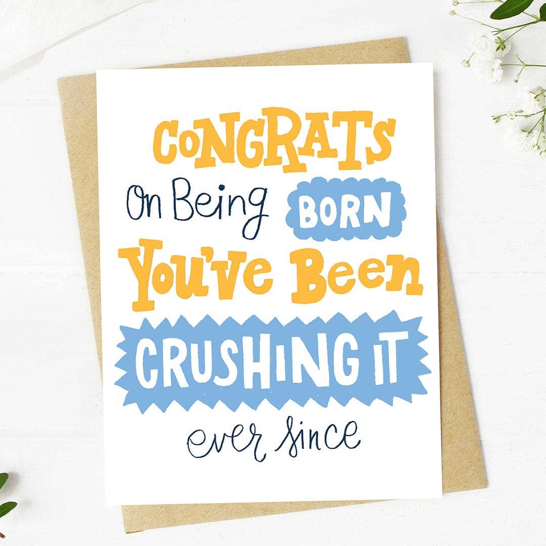 
                  
                    Crushing It Birthday Card
                  
                