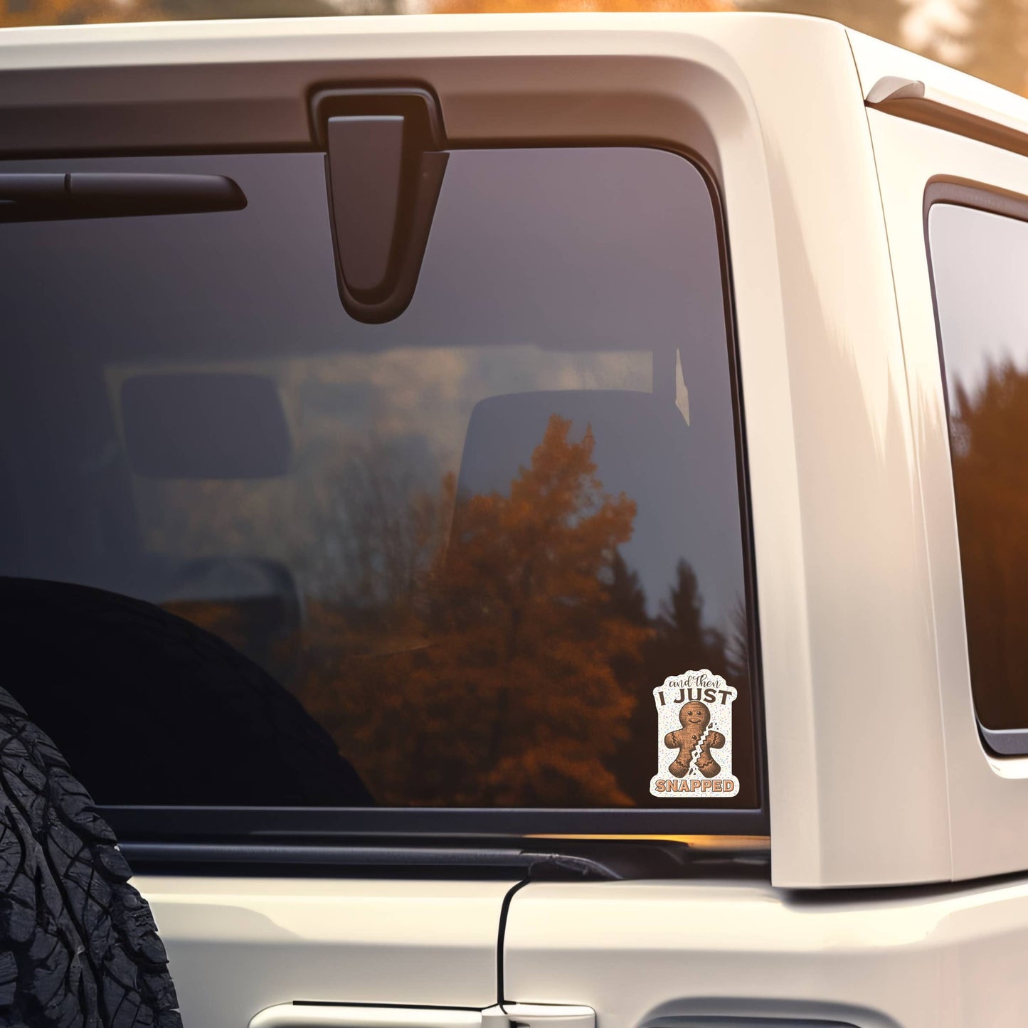 
                  
                    Gingerbread Man Just Snapped Vinyl Sticker
                  
                