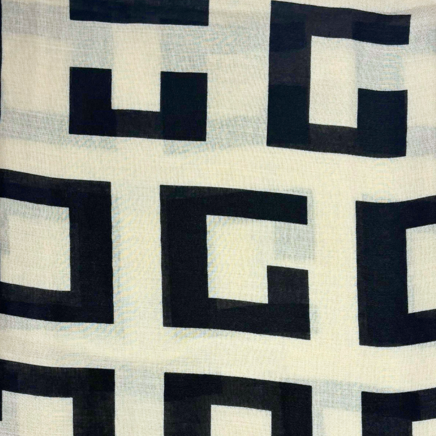 
                  
                    Big Geometrical Cotton Blend Scarf
                  
                