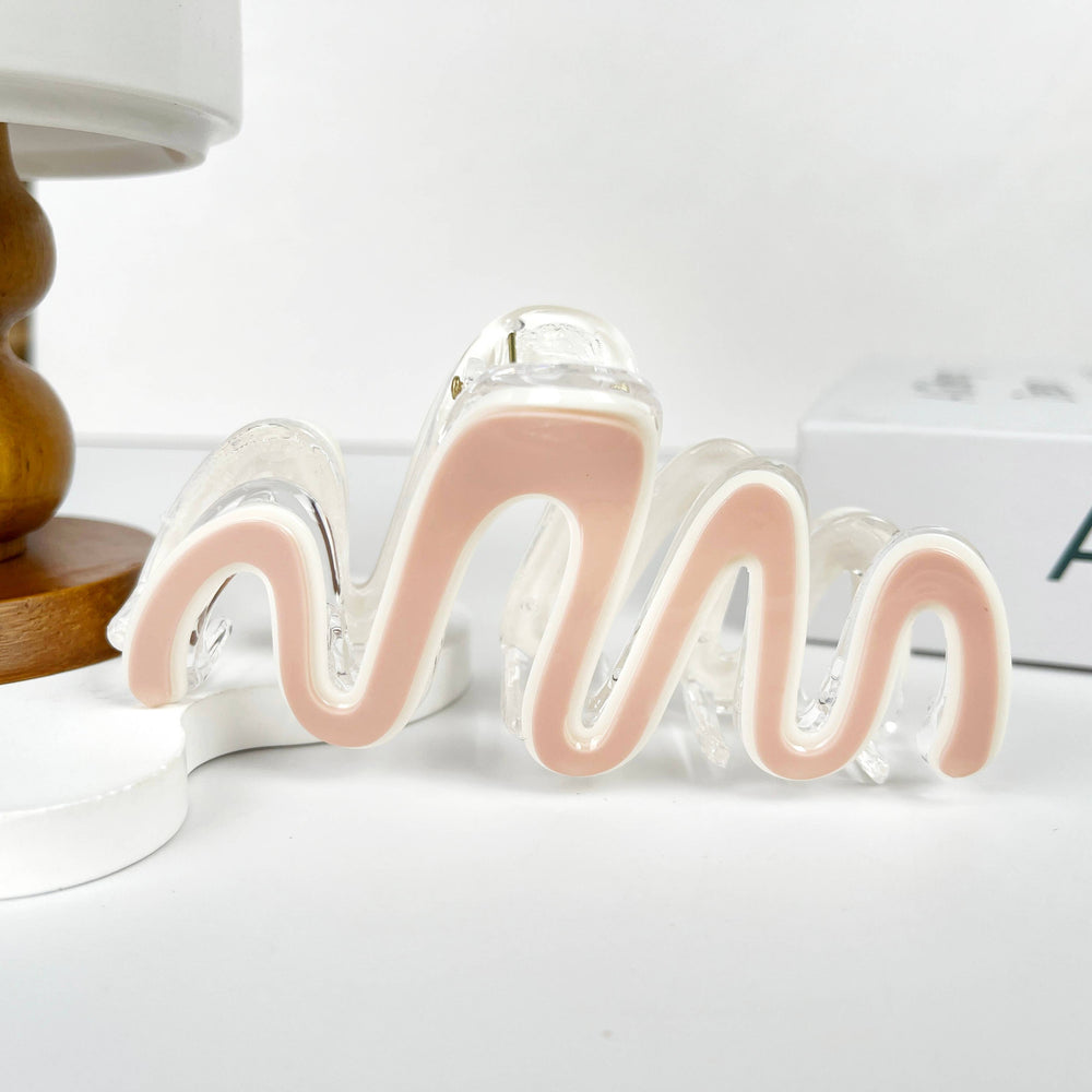 
                  
                    Large Squiggle Two Tone Hair Claw
                  
                