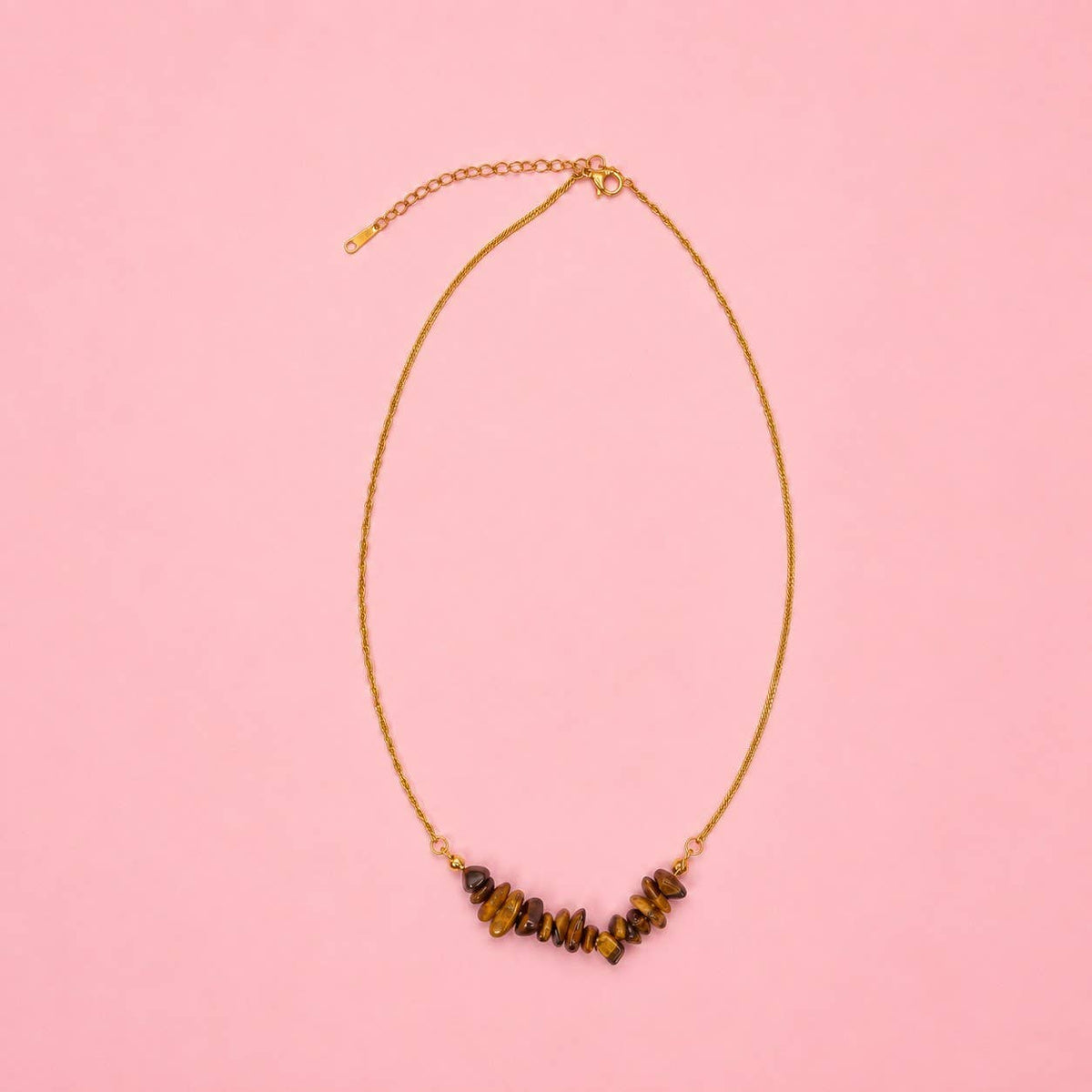 
                  
                    Tiger's Eye Chip Beads Necklace
                  
                