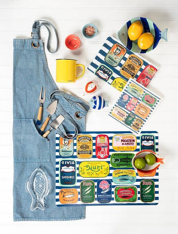 
                  
                    Sardine Tins Swedish Dishcloth
                  
                
