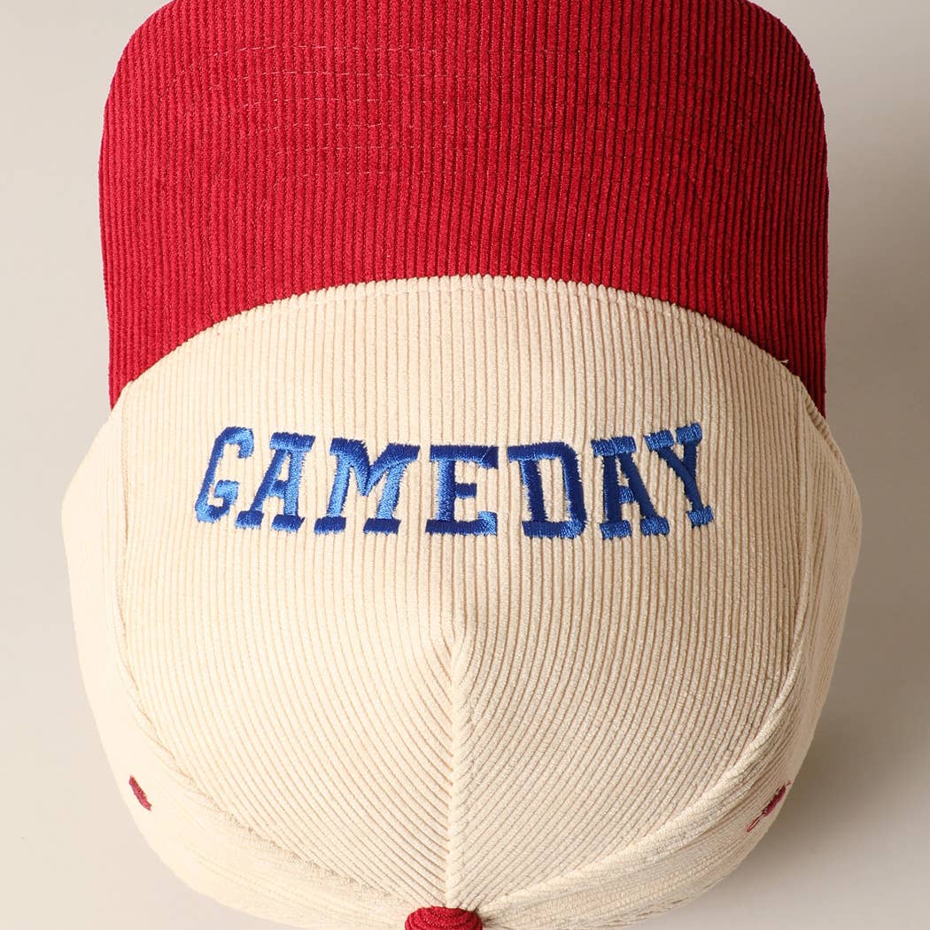 
                  
                    Upside Down "Game Day" Corduroy Cap
                  
                