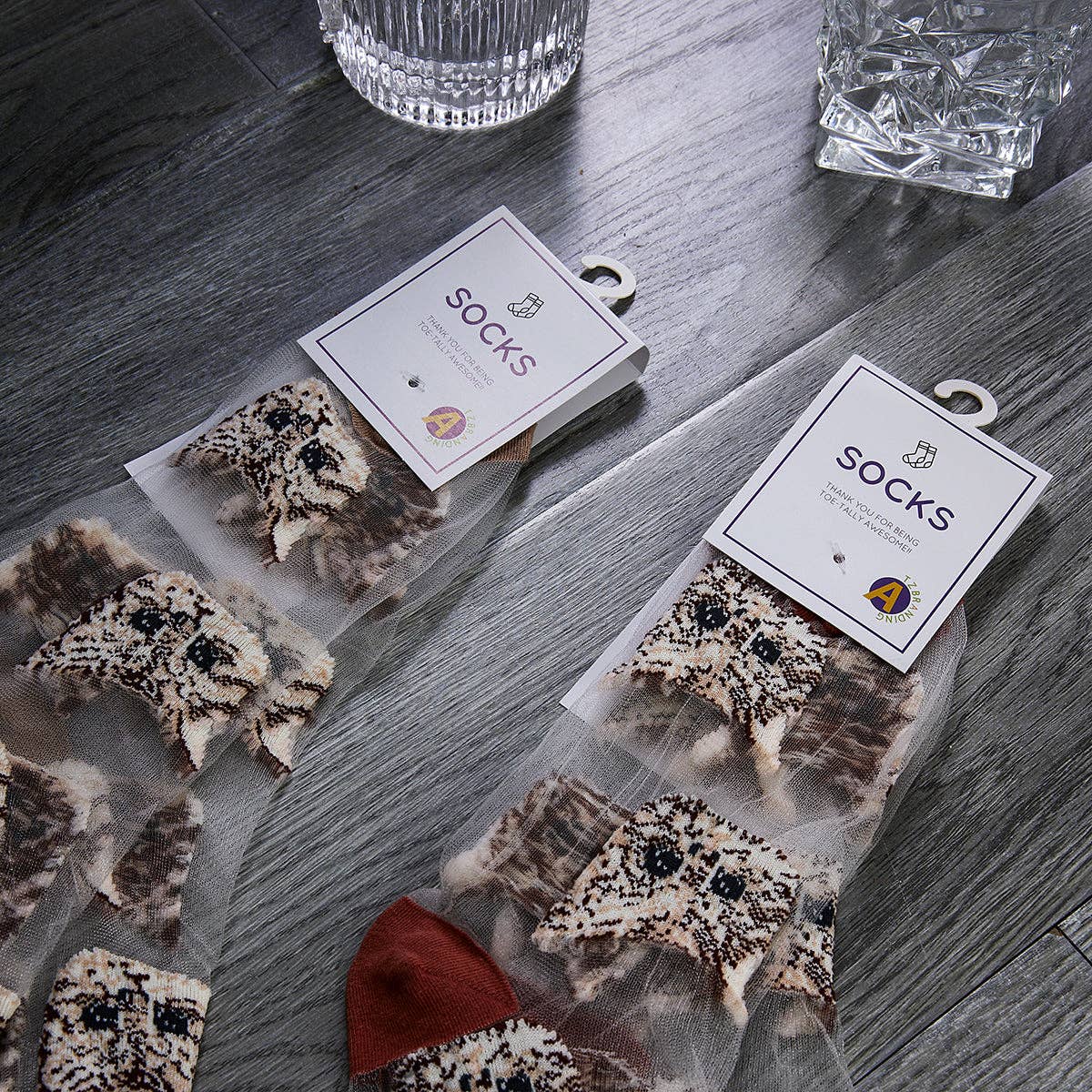 
                  
                    Sheer Cat Socks
                  
                