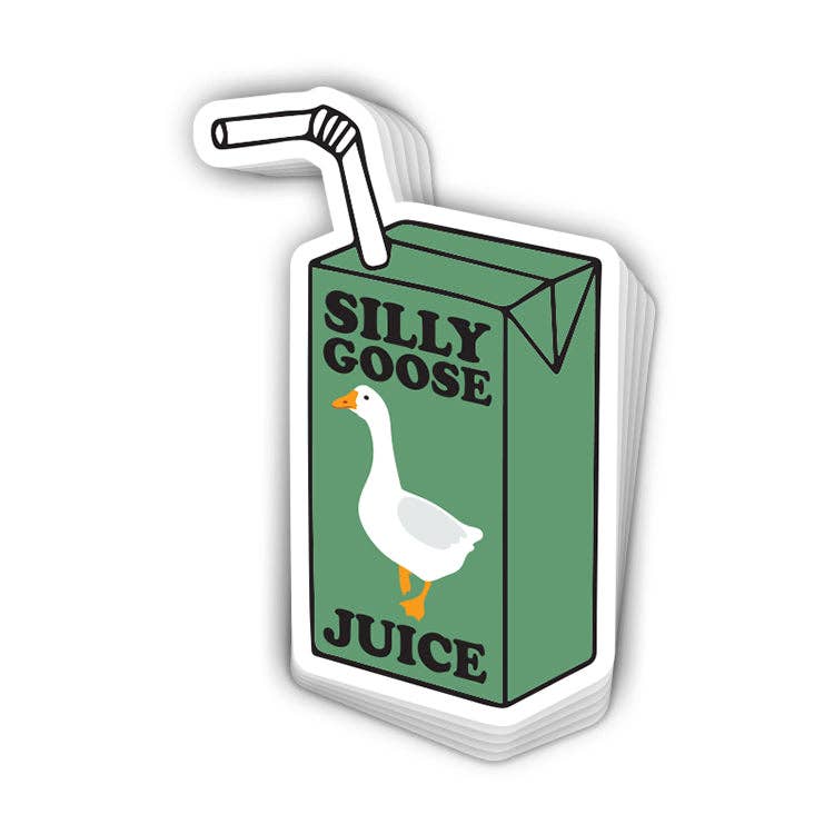 Silly Goose Juice Vinyl Sticker – Bowerbird
