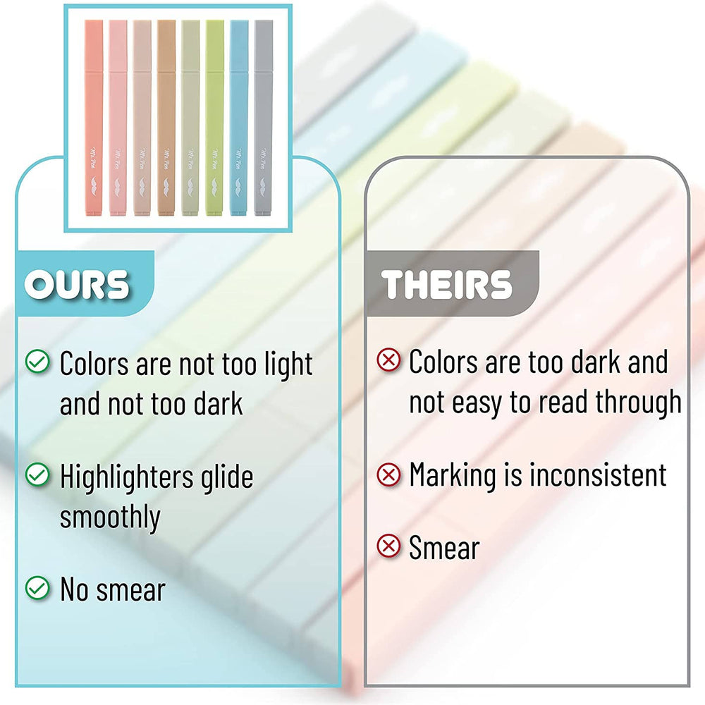 
                  
                    Soft Tone Chisel Tip Highlighters: Set of 8
                  
                